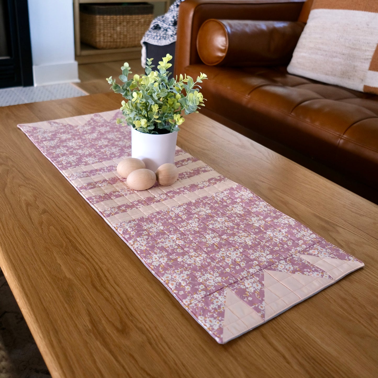 Modern Stripes Table Runner Pattern - PDF download