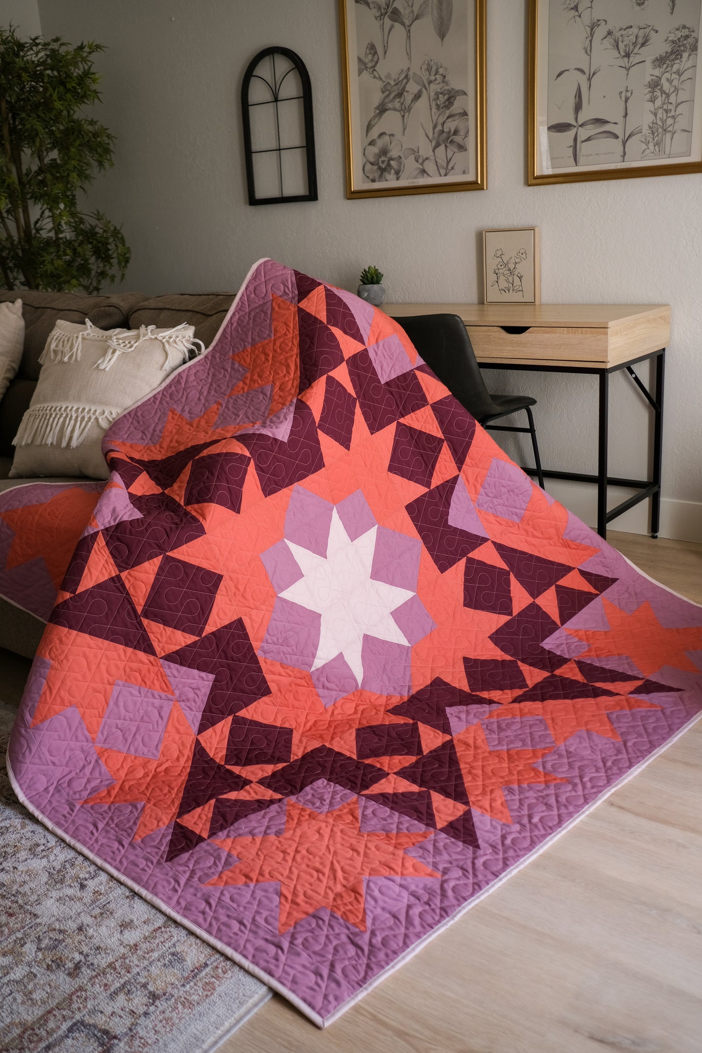 Sawtooth Starshine Quilt Pattern (PDF Download)