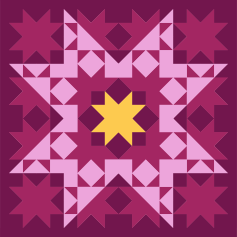 Sawtooth Starshine Quilt Pattern (PDF Download)