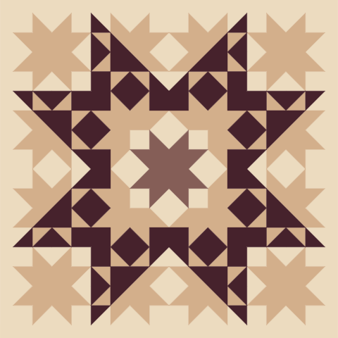 Sawtooth Starshine Quilt Pattern (PDF Download)