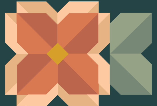 Mini Sunny Blooms Block (PDF download)