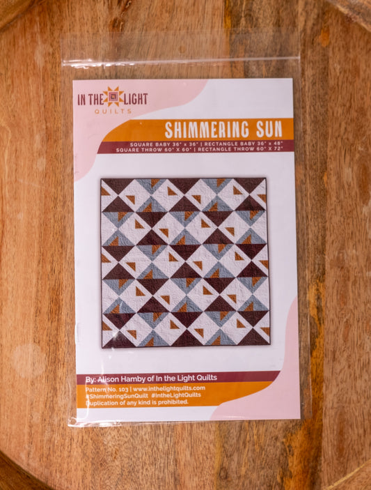 Shimmering Sun Quilt Pattern - PAPER