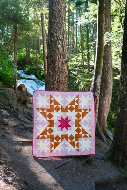 Sawtooth Starshine Quilt Pattern - PAPER