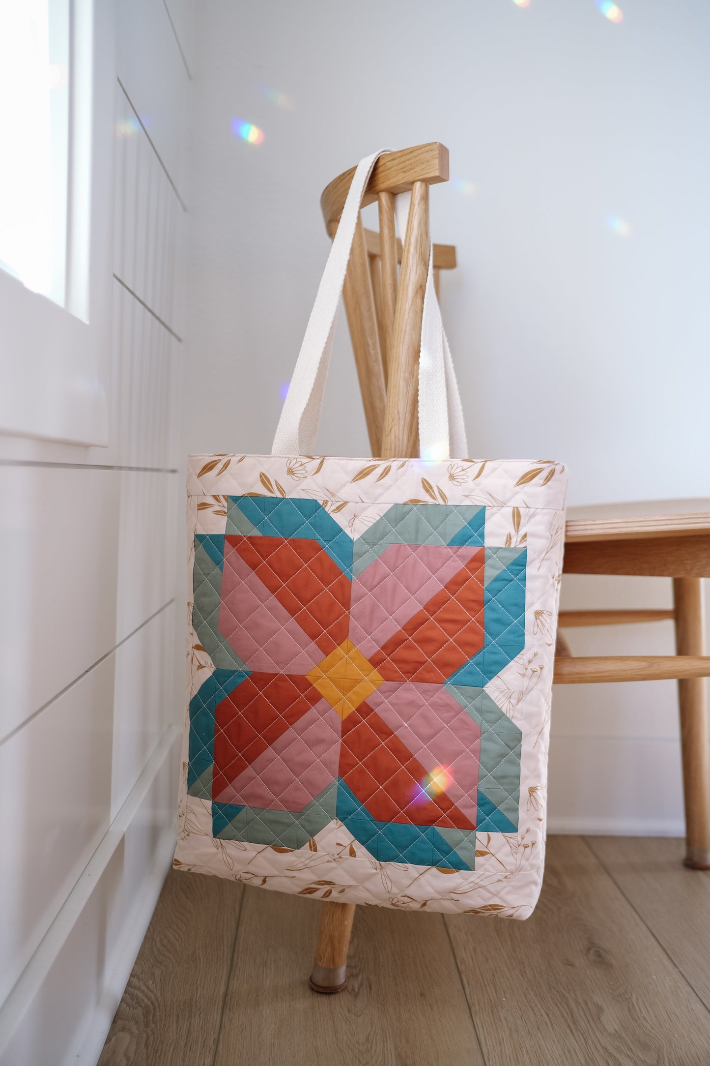 Mini Sunny Blooms Block (PDF download)