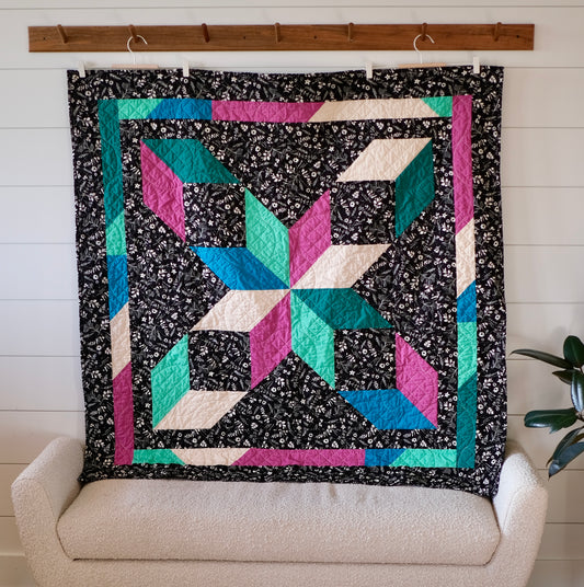 Star Throw Size Quilt