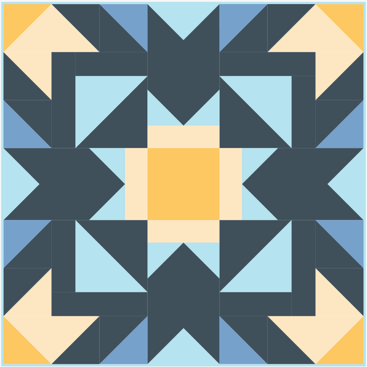 Sadie Sunshine Quilt Pattern PDF - ONE Block Version
