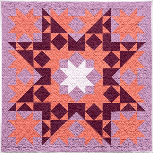 Sawtooth Starshine Quilt Pattern (PDF Download)